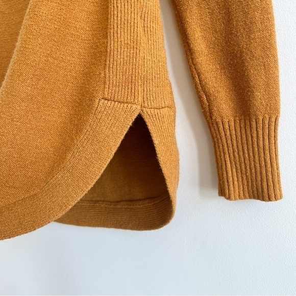 ANTHROPOLOGIE • Moth Brenta Cowl Neck Pullover in Marigold - Picture 7 of 11